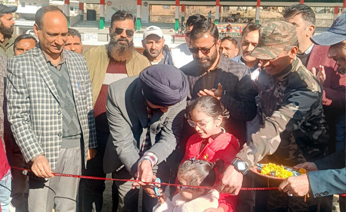 DC Doda Harvinder Singh inaugurating a cricket tournament in Doda. DC Doda Harvinder Singh inaugurating a cricket tournament in Doda.