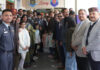Sainik School Nagrota alumni posing during inauguration of renovated School Library.