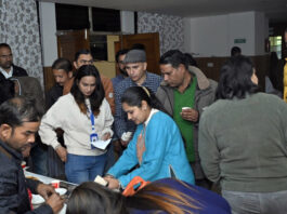 Trainers and participants during a training programme organized by NHM in Jammu.