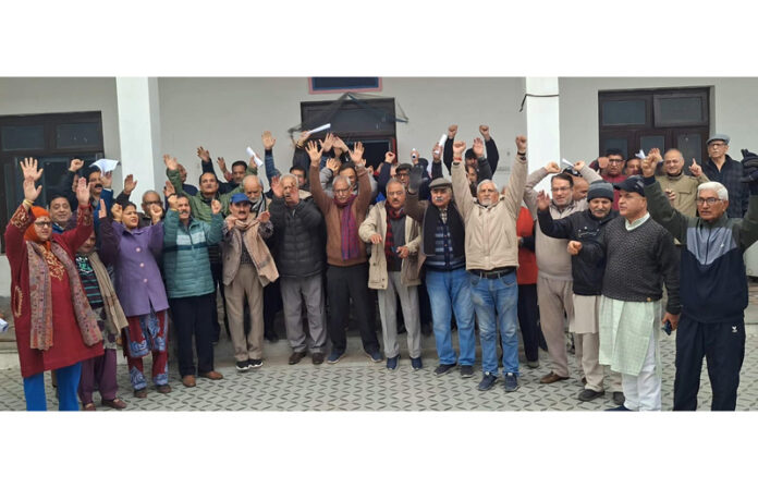 Members of PNBMT protesting for passage of Shrines and Temples Bill.