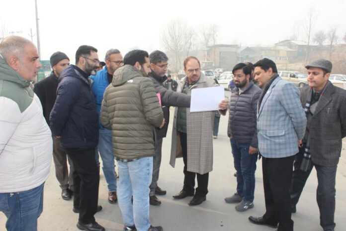 Prof Shakil Ahmad Romshoo, Vice Chancellor IUST during his tour to the Campus.