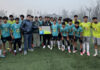 Downtown Heroes Football Club felicitated Azim Parvez.