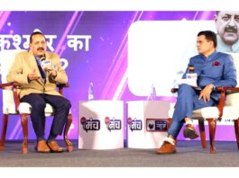 Union Minister  Dr. Jitendra Singh speaking during a media conclave conducted by a leading national news channel at New Delhi on Tuesday.