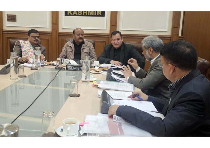 Deputy CM chairing a meeting of Sub-Committee on Wednesday. Deputy CM chairing a meeting of Sub-Committee on Wednesday.