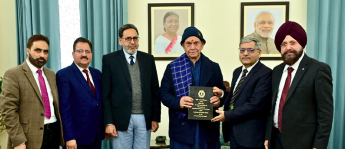 JKPSC submitting its 66th Annual Report for the year 2024-25 to Lieutenant Governor on Monday.