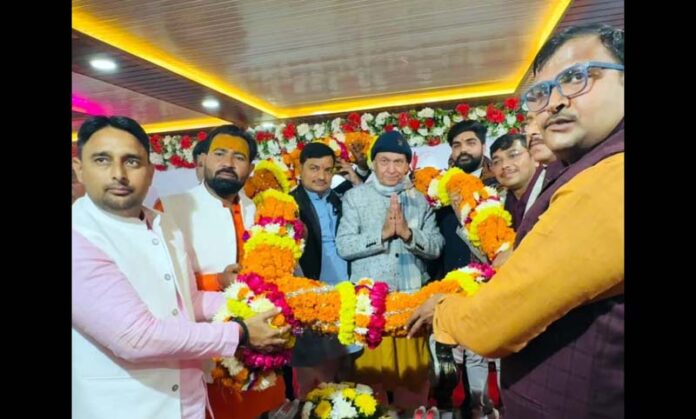 LG Manoj Sinha during a function at Varanasi on Thursday.