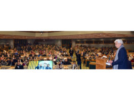 LG Manoj Sinha addressing valedictory ceremony of SKIMS Annual Festival week at Srinagar.