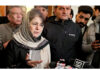 PDP President Mehbooba Mufti during party's one day interaction program in Srinagar on Sunday. -Excelsior/Shakeel