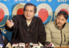 Peoples Conference President Sajad Lone during a press conference in Srinagar on Sunday. -Excelsior/Shakeel