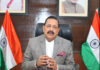 Union Minister Dr. Jitendra Singh convening a meeting with MLAs and DCs of Udhampur-Kathua-Doda Lok Sabha constituency to oversee preparations for the culmination of "Sansad Khel Mahotsav", on Sunday.