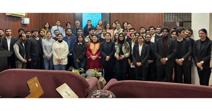 Participants of awareness programme by JU Law School on Wednesday. Participants of awareness programme by JU Law School on Wednesday.