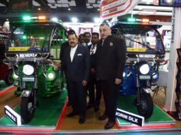 Union Minister Dr. Jitendra Singh visiting EV Expo at Bharat Mandapam, New Delhi on Sunday.