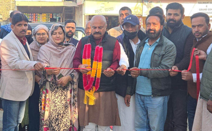 MLA Jammu East kick starting development works in his constituency on Wednesday.