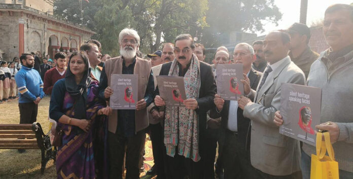 Senior BJP leader Ajatshatru Singh inaugurating an exhibition on Tuesday. Senior BJP leader Ajatshatru Singh inaugurating an exhibition on Tuesday.