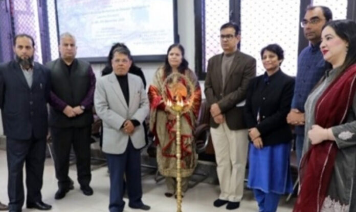 ACS Shantmanu during workshop on Disaster Management Capacity Building at Jammu