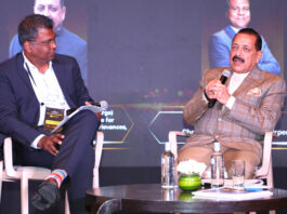 Union Minister Dr. Jitendra Singh in an exclusive "FireChat" organised by the "Indian Venture and Alternate Capital Association" (IVCA), at New Delhi on Tuesday.
