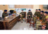 IGP Jammu chairing a meeting at Katra on Saturday.