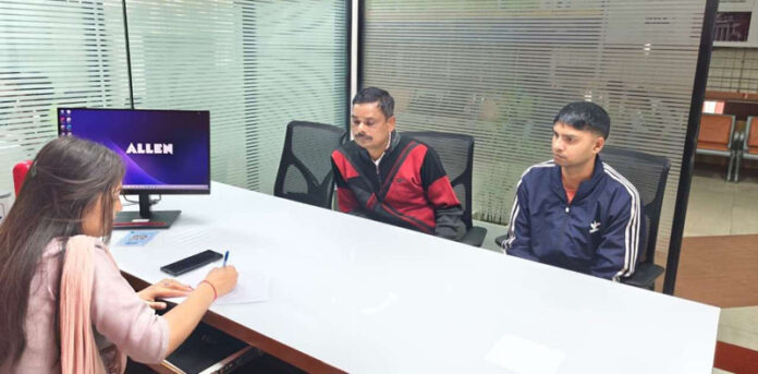 Students visiting at ACI Kota after starting of new academic session.