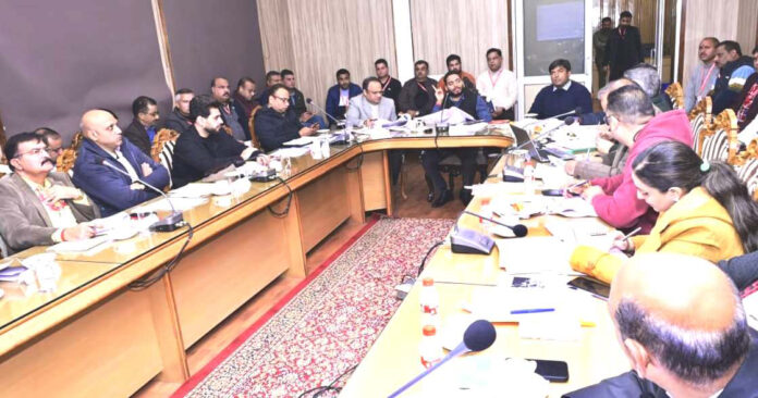 CEO chairing review meeting on the Shrine Board’s developmental works.