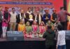 Harinder Gupta, Convenor LEAD posing along with others during the concluding day of 'Mahotsav -2025' in Jammu.