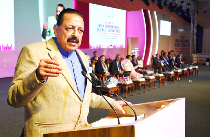 Union Minister of State Dr. Jitendra Singh addressing the inaugural session of 4-day 