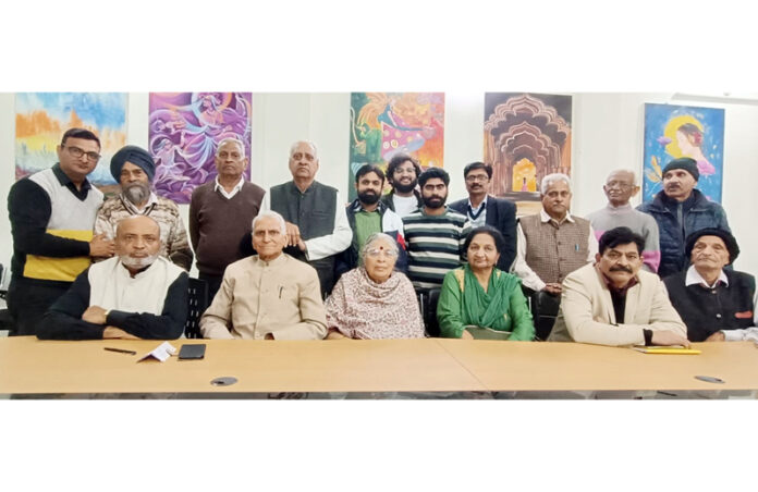 Adbi Kunj members and others during special session.