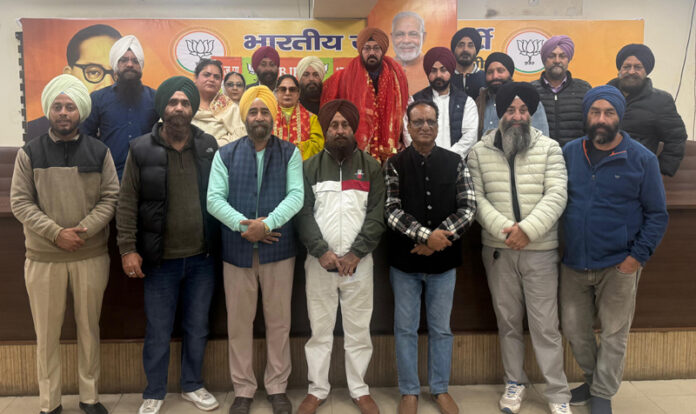 Members of BJP Minority Morcha during a meeting at Jammu on Tuesday. Members of BJP Minority Morcha during a meeting at Jammu on Tuesday.