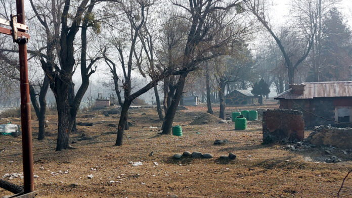 View of dilapidated park in Preng area of district Ganderbal. -Excelsior/Firdous Ahmad View of dilapidated park in Preng area of district Ganderbal. -Excelsior/Firdous Ahmad