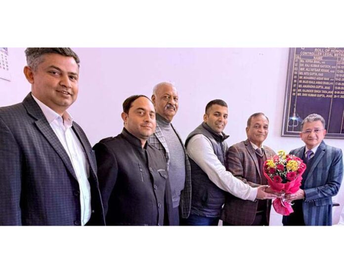 Controller Legal Metrology meeting with a delegation.