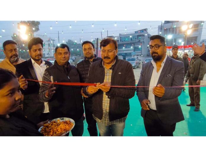 MLA Arvind Gupta inaugurating week-long Winter Carnival near Palm Mall, Jammu on Friday. MLA Arvind Gupta inaugurating week-long Winter Carnival near Palm Mall, Jammu on Friday.