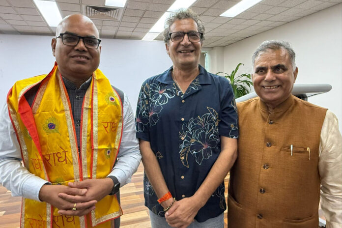 Dignitaries at the Sahitya Sandhya Melbourne in Australia.