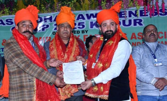 Members of JKDFA during a function organized in Akhnoor.