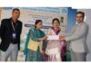 UTLBC holds mega facilitation camps to help citizens claim unclaimed financial assets Dignitaries presenting a cheque to a beneficiary under the Aapki Poonji Aapka Adhikar initiative in Ramban district.