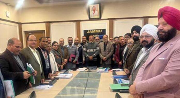 Shailendra Kumar and others in State Seed Sub Committee meeting at civil Secretariat in Jammu.