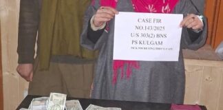 Woman Arrested For Pickpocketing In J&K’s Kulgam