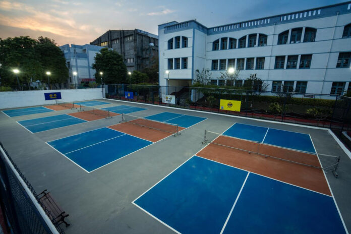 Jammu's largest pickleball facility at KC Sports Club, Paloura on Akhnoor Road, Jammu.