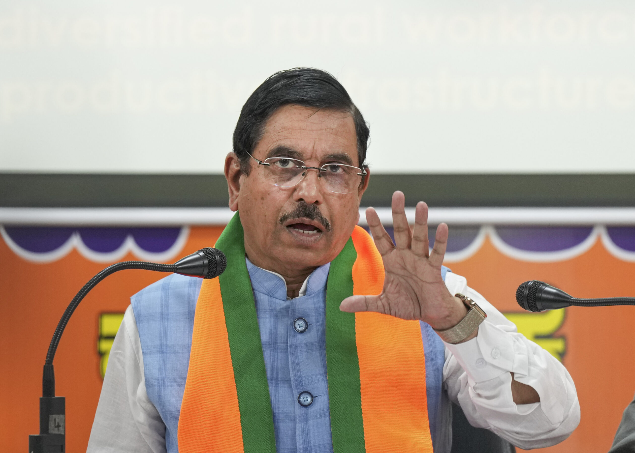 Congress Spreading ‘Lies’ About VB-G RAM G: Union Min Pralhad Joshi