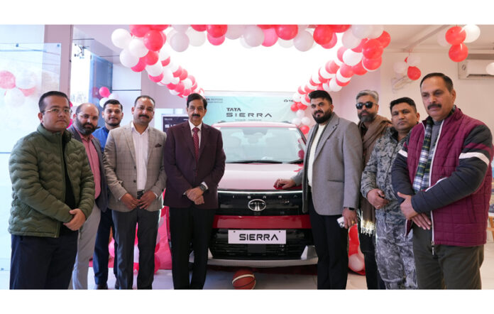 MLA Pawan Gupta launching all new Tata Sierra in Udhampur.