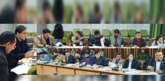Sajad Lone Chairs Meeting Of Committee On Government Assurances, Discusses Assurances Of PDD