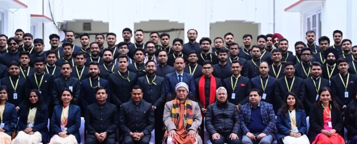 LG Sinha Interacts With Indian Railway Management Service Officer Trainees