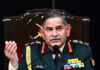 Chief of Army Staff General Upendra Dwivedi addresses the annual press conference, ahead of the 78th Army Day, in New Delhi on Tuesday.