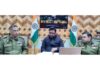 DC Kupwara chairing a meeting on Thursday.