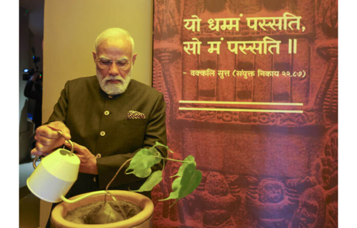 PM Narendra Modi at a function in New Delhi on Saturday.