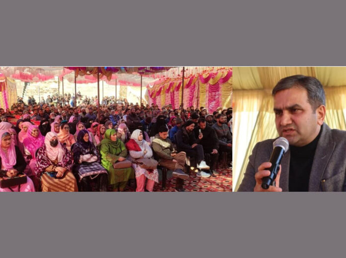 DC Ramban during public grievances redressal camp at Khari.