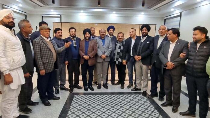 Jatt Sabha deputation during meeting with DyCM, Surinder Choudhary in Jammu.