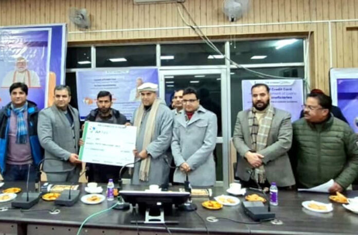 District administration distributing PM SVANidhi Credit Cards and Sanction Letters at Ramban.