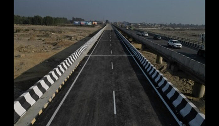 A recently completed NH project in Jammu.