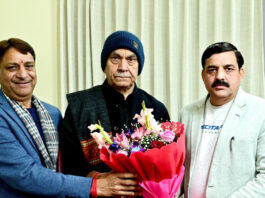 MLA Baldev Sharma & DDC Chairman meeting LG on Saturday.