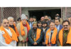Members of Fruit Mandi Association, Narwal, Jammu during meeting with NC president, Dr Farooq Abdullah on Monday.