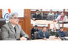 CS Atal Dulloo chairing a meeting on Friday.